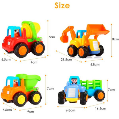 Набор игрушечных машинок Hola Toys Фермерская техника, 4 шт. (326) Набор игрушечных машинок Hola Toys Фермерская техника, 4 шт. (326)