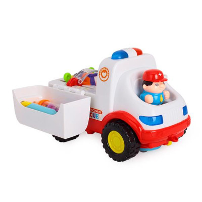 Музыкальная машинка Hola Toys Скорая помощь с инструментами (836) Музыкальная машинка Hola Toys Скорая помощь с инструментами (836)