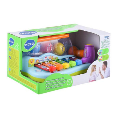 Музыкальная игрушка Hola Toys Ксилофон-стучалка с шариками (856) Музыкальная игрушка Hola Toys Ксилофон-стучалка с шариками (856)