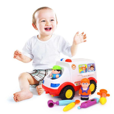 Музыкальная машинка Hola Toys Скорая помощь с инструментами (836) Музыкальная машинка Hola Toys Скорая помощь с инструментами (836)