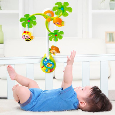 Музыкальный мобиль на кроватку Hola Toys Веселый остров (818) Музыкальный мобиль на кроватку Hola Toys Веселый остров (818)