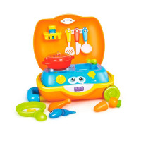 Игровой набор Чемоданчик повара Hola Toys со звуковыми еффектами (AF3108) Игровой набор Чемоданчик повара Hola Toys со звуковыми еффектами (AF3108)