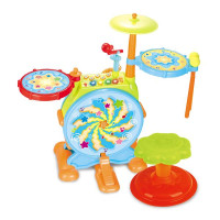 Музыкальная игрушка Hola Toys Барабанная установка (666)
