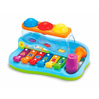 Музыкальная игрушка Hola Toys Ксилофон-стучалка с шариками (856)