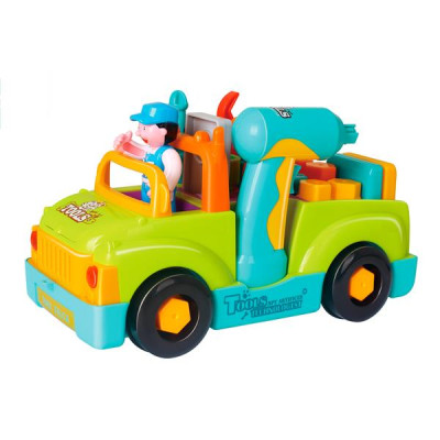 Музыкальная машинка Hola Toys Грузовик с инструментами (6109)
