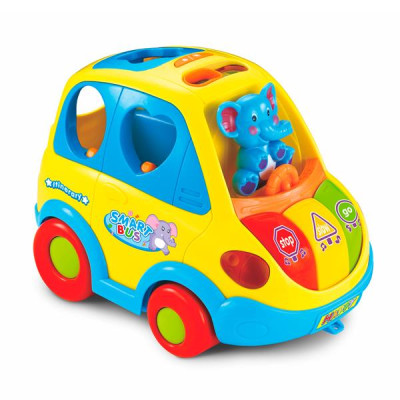 Музыкальная машинка-сортер Hola Toys Умный автобус (896)