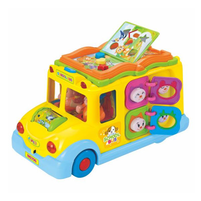 Музыкальная развивающая игрушка Hola Toys Школьный автобус (796)