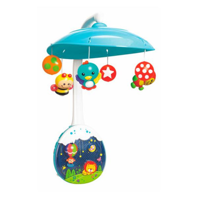 Музыкальный мобиль на кроватку Hola Toys с проектором и пультом (1105)