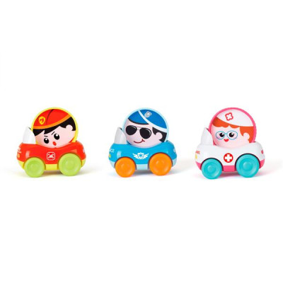 Набор игрушечных машинок Hola Toys Специальный транспорт, 3 шт. (3129B)