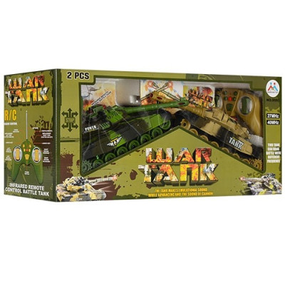 Танк на радиоуправлении набор Bambi звук свет подвижный корпус (al-9993-2PC) Танк на радиоуправлении набор Bambi звук свет подвижный корпус (al-9993-2PC)