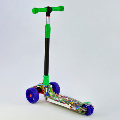 Самокат трехколесный Best Scooter со светом (al-55077 S) Самокат трехколесный Best Scooter со светом (al-55077 S)