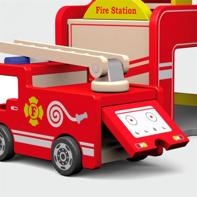Пожарная станция Viga Toys деревянный (A50828)