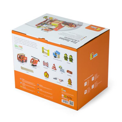 Пожарная станция Viga Toys деревянный (A50828)