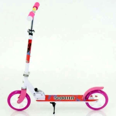 Двухколесный самокат Scooter складной Pink (EN1530771488) Двухколесный самокат Scooter складной Pink (EN1530771488)