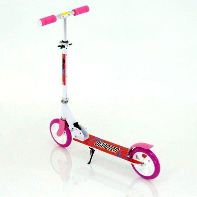Двухколесный самокат Scooter складной Pink (EN1530771488) Двухколесный самокат Scooter складной Pink (EN1530771488)