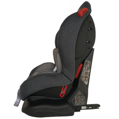 Автокресло Welldon Smart Sport Isofix, графитовый/серый (BS02N-TT95-001)