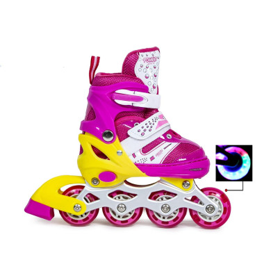 Ролики детские раздвижные Boom Power (34-37) Pink (EN1287487065Y)