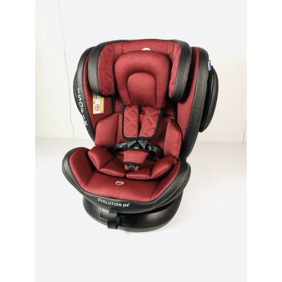 Автокресло El Camino ISOFIX EVOLUTION 360° Royal Red (al-1045-1) Автокресло El Camino ISOFIX EVOLUTION 360° Royal Red (al-1045-1)
