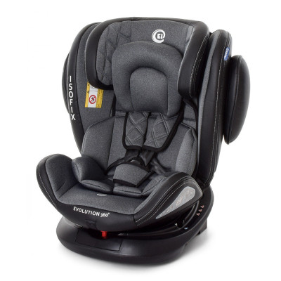 Автокресло El Camino ISOFIX EVOLUTION 360° Royal Dark Gray (al-1045-2) Автокресло El Camino ISOFIX EVOLUTION 360° Royal Dark Gray (al-1045-2)