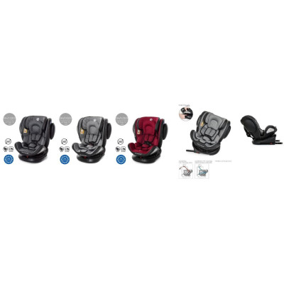 Автокресло El Camino ISOFIX EVOLUTION 360° Royal Red (al-1045-1) Автокресло El Camino ISOFIX EVOLUTION 360° Royal Red (al-1045-1)