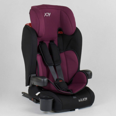 Автокресло JOY c ISOFIX подстаканником Черный с бордовым (al-73180) Автокресло JOY c ISOFIX подстаканником Черный с бордовым (al-73180)