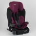 Автокресло JOY c ISOFIX подстаканником Черный с бордовым (al-73180)