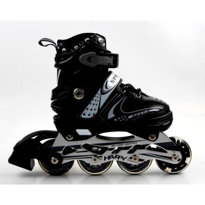 Детские ролики Happy Black размер 29-33 (EB153316501-S) Детские ролики Happy Black размер 29-33 (EB153316501-S)