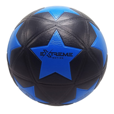  Мяч футбольный Extreme Motion №5 синие звезды (RTCL1832(Blue))