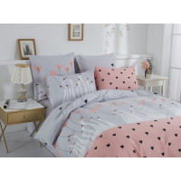 Постельный комплект белья Донна Race Flamingo Love 180х220 см (DR-7xa)