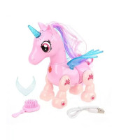 Интерактивная игрушка Пони Единорог DISON розовая (RTE5599-8(Pink)) Интерактивная игрушка Пони Единорог DISON розовая (RTE5599-8(Pink))