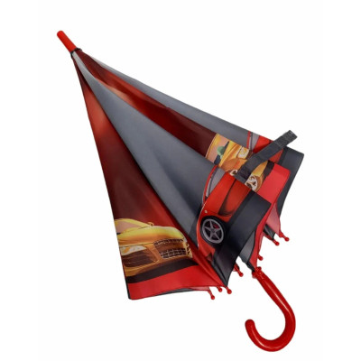 Детский зонтик для мальчика Flagman полуавтомат машинки (Zfl146-5) Детский зонтик для мальчика Flagman полуавтомат машинки (Zfl146-5)