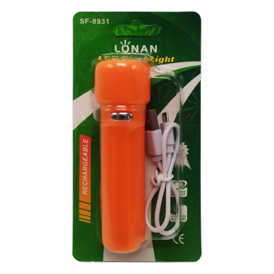 Ліхтар ручний акумуляторний Lonan (RTSF 8931(Orange))