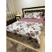 Комплект постельного белья Soft полуторный 150х215 см цветы Гибискус