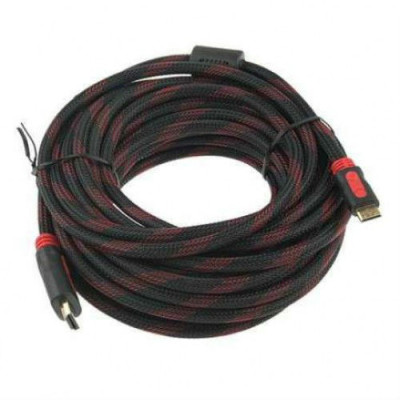 Кабель HDMI HDMI шнур MV усиленный в обмотке 5м (44325)