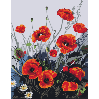 Картина по номерам Art Craft Красочные маки 40*50см (RT13105-AC) Картина по номерам Art Craft Красочные маки 40*50см (RT13105-AC)