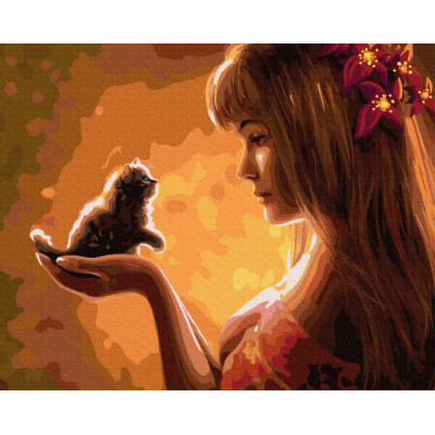 Картина по номерам Rainbow Art Нежное создание 40*50см (RTGX35210-RA) Картина по номерам Rainbow Art Нежное создание 40*50см (RTGX35210-RA)