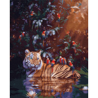 Картина по номерам Rainbow Art Тигр 40*50см (RTGX35443-RA)