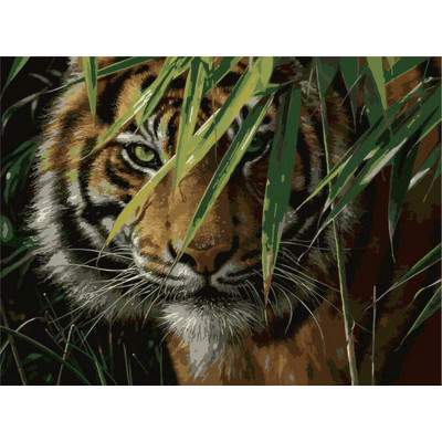 Картина по номерам Rainbow Art Тигр 40*50см (RTGX7418-RA) Картина по номерам Rainbow Art Тигр 40*50см (RTGX7418-RA)