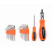 Набір викруток та біт Kraft&Dele 122 предмети з підставкою