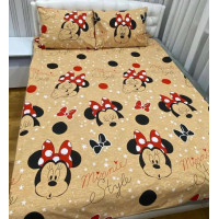 Комплект постельного белья Soft полуторный 150х215 см Минни Маус желтый Комплект постельного белья Soft полуторный 150х215 см Минни Маус желтый