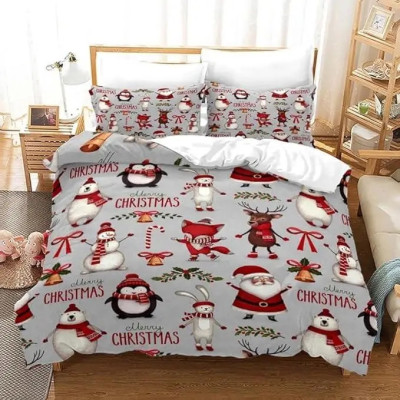 Комплект постельного белья Soft полуторный 150х215 см Рождество Merry Christmas