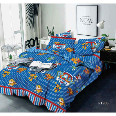 Постіль щенячий патруль полуторний Soft Paw Patrol 150х215 см синій