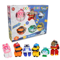 Игровой набор Робокар Полли Robocar Poli 6шт Игровой набор Робокар Полли Robocar Poli 6шт