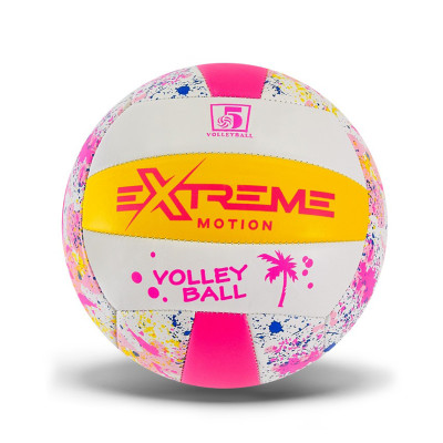 Мяч волейбольный Extreme Motion №5 ПВХ розовый (RTVB24513(Pink))