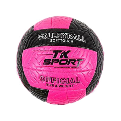 М'яч волейбольний TK Sport №5 PU рожевий KT М'яч волейбольний TK Sport №5 PU рожевий KT