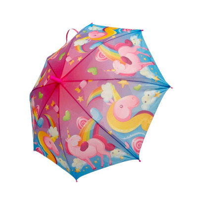 Детский зонтик Star rain полуавтомат Единорог (ZNK2-6)