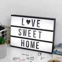Нічник лайтбокс Light Box з літерами (F123657)