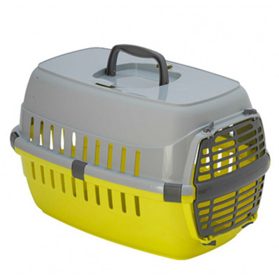 Переноска для собак і котів бокс Moderna 51×31×34 см жовта ZF