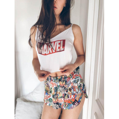 Пижама шелковая Saimeiqi Marvel M Пижама шелковая Saimeiqi Marvel M