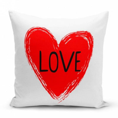 Подушка Серце Love 35х35 см (F126892)